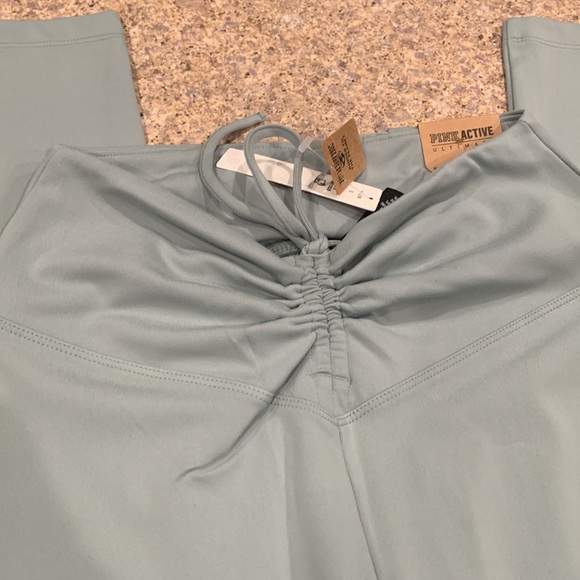 PINK high waist full length ruched V leggings BNWT - Picture 6 of 10